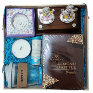 hamper with different corporate gifts